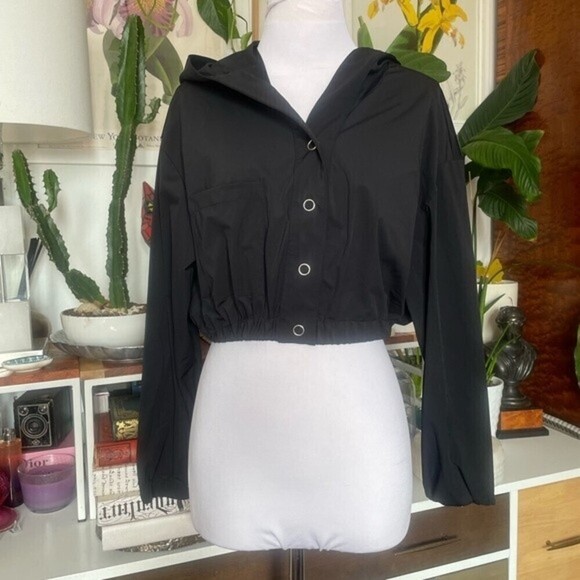 HEROINE Sport Boxing Hoodie Cropped Jacket‎ Size M - Picture 4 of 9